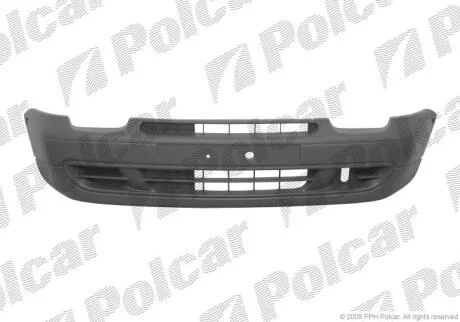 Бампер передній RENAULT TWINGO I -98 Polcar 600307