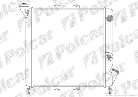 Радіатори охолодження Polcar 600508A1