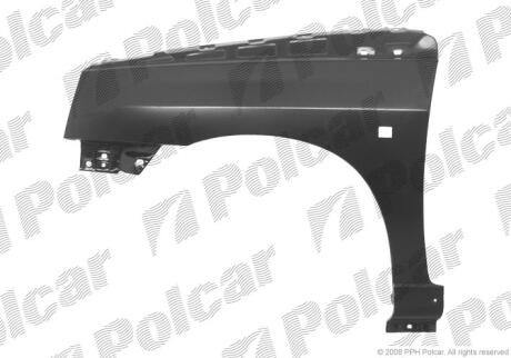 Крило переднє правий Polcar 600602