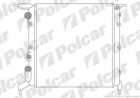 Радіатори охолодження Polcar 600608A2