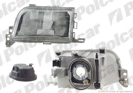Фара основна RENAULT CLIO I, 90- Polcar 600609E