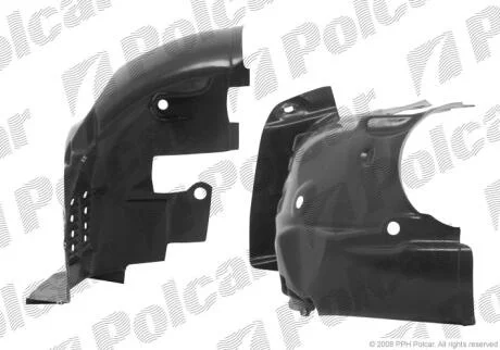 Підкрилок правий Polcar 6007FP3