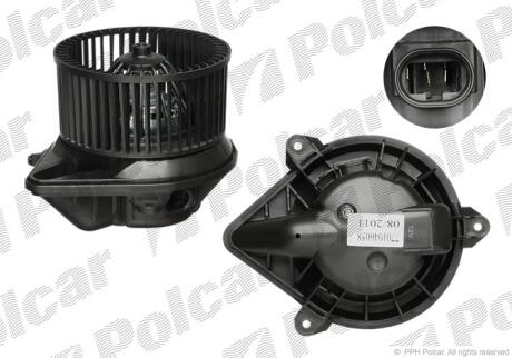 Вентилятор салону Renault Megane 1.4-2.0 96-03 Polcar 6007NU1