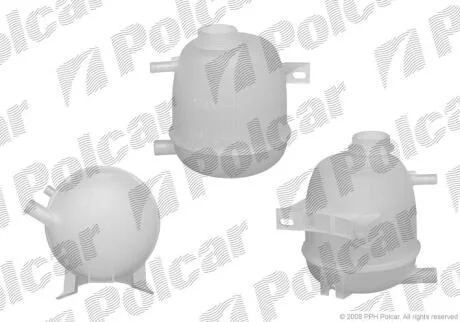 Бачок склоомивача Renault Megane 1.4-1.9 96- Polcar 6007ZB1