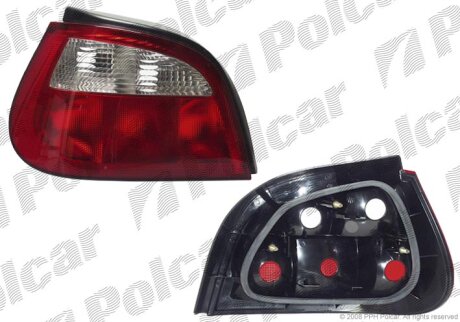Ліхтар задній RENAULT MEGANE, 00- Polcar 601188E