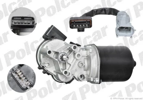 Моторчик склоочисника, RENAULT MEGANE, 00- Polcar 6011SWP1