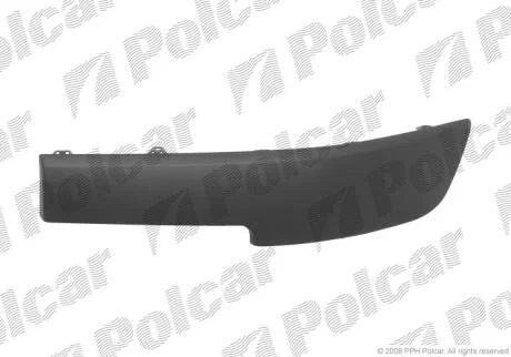 Молдинг бампера лівий Renault Megane 2003-2006 Polcar 6012075Q