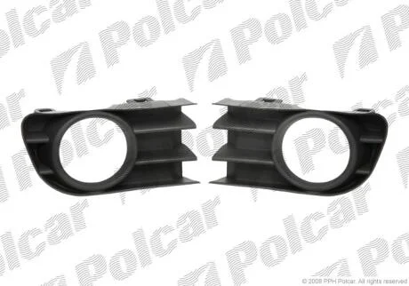 Решітка в бампері лівий+правий Polcar 6012273