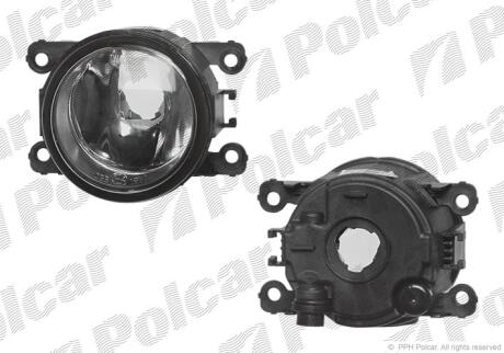 Фара передня REN. MEGANE II, 03- Polcar 6012293E