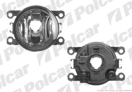 Фара передня, REN. MEGANE II, 03- Polcar 601229E
