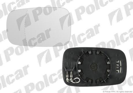 Вставка зовнішнього дзеркала лівий=правий REN. MEGANE II, 03- Polcar 6012545M