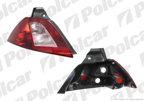 Ліхтар задній, REN. MEGANE II, 03- Polcar 6012874E
