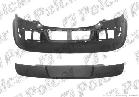 Бампер задній, REN. MEGANE II, 03- Polcar 601296J