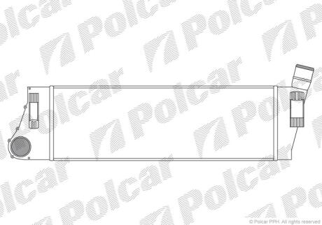 Інтеркулер Renault Grand Scenic, Megane 1.5D/1.9D/2.0 09.02- Polcar 6012J81