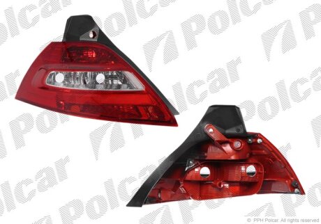 Ліхтар задній, MEGANE II 06-08 Polcar 601388E