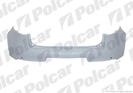 Бампер задній MEGANE III, 10.08- Polcar 6014961J