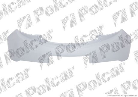 Бампер задній, MEGANE III, 10.08- Polcar 6014962J
