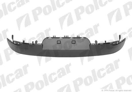 Спойлер бампера заднього Renault MEGANE III, 2008- Polcar 601499