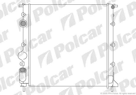 Радіатори охолодження Polcar 6015082