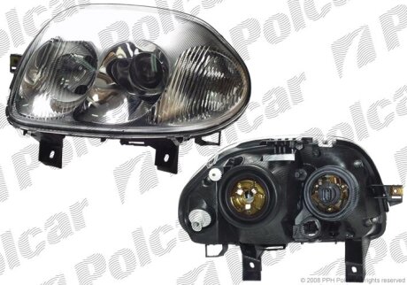 Фара основна RENAULT CLIO II, 98- Polcar 6015103E