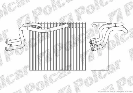 Випарник кондиціонера Polcar 6015P81