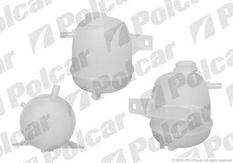 Бачок компенсаційний Renault Clio II 1.2-1.6 16V, 1.9 D Polcar 6015ZB1