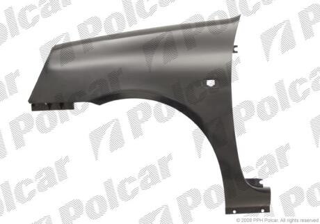 Крило переднє лівий RENAULT CLIO II 01- Polcar 601601