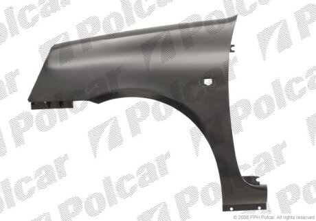 Крило переднє лівий, RENAULT CLIO II 01- Polcar 601601J