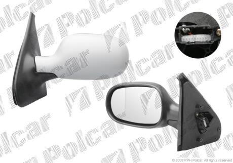 Дзеркало зовнішнє лівий Polcar 6016515E