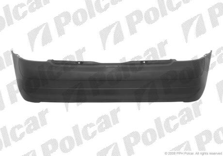 Бампер задній RENAULT CLIO II, 01- Polcar 6016962