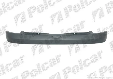 Накладка бампера, RENAULT CLIO II, 01- Polcar 6016964J