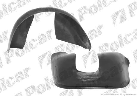 Подкрылок SEAT,модель LEON (1M1), 11.99-05.07 Polcar 6019FP1