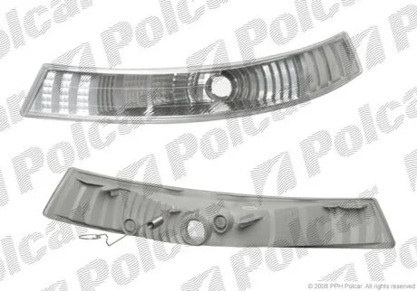 Вказівник повороту передній, RENAULT TRAFIC, 01- Polcar 6026200E