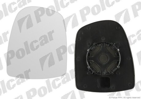 Вставка зовнішнього дзеркала лівий, RENAULT TRAFIC, 01- Polcar 6026545M