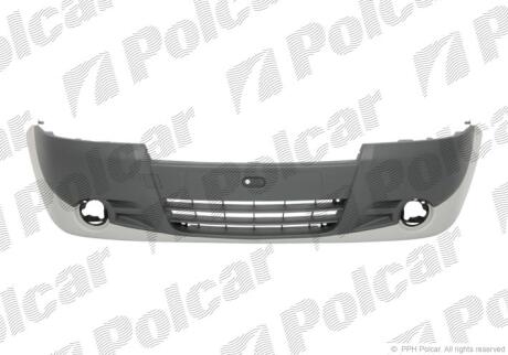 Бампер передній 06- opel vivaro 01- (пофарбований) Polcar 60270724J