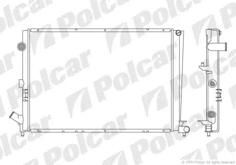 Радіатори охолодження Polcar 603208A2