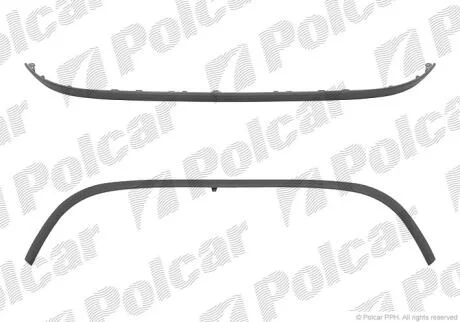 Спойлер бампера переднього FLUENCE, 01.10- Polcar 603525