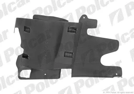 Захист під двигун правий Polcar 6037348