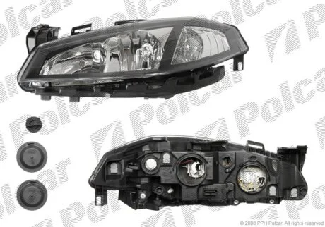 Фара основна, LAGUNA II 05- Polcar 603809E
