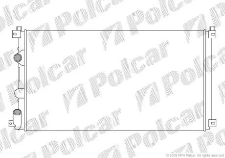 Радіатори охолодження Polcar 604208A3