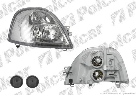 26000-00QAM, 551-1149R-EM, 82001-63518 ФАРА R Н7, Н1 С ЭЛ. КОР. Polcar 604210E
