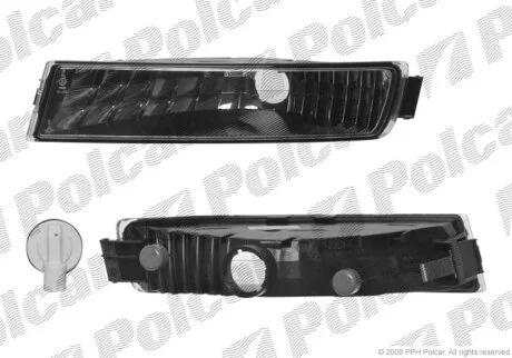 Вказівник повороту передній, OPEL MOVANO, 03- Polcar 6042191E