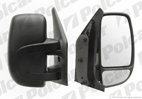 Дзеркало зовнішнє правий, RENAULT MASTER, 03- Polcar 6042521M