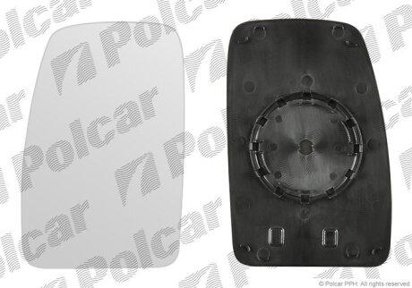 Вставка зовнішнього дзеркала правий, RENAULT MASTER, 03- Polcar 6042554M