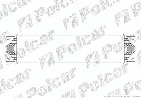 Інтеркулер Renault Master/Opel Movano II 1.9/2.2/2.5 dCi 02- Polcar 6042J81