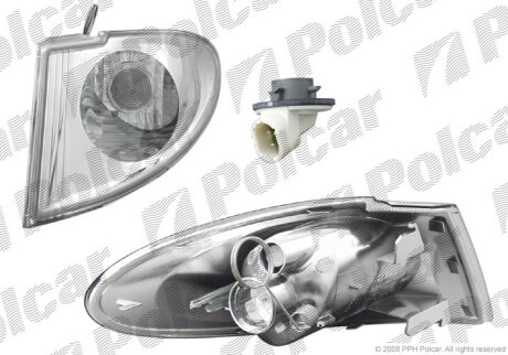 Вказівник повороту передній REN. ESPACE III, 01- Polcar 605119E