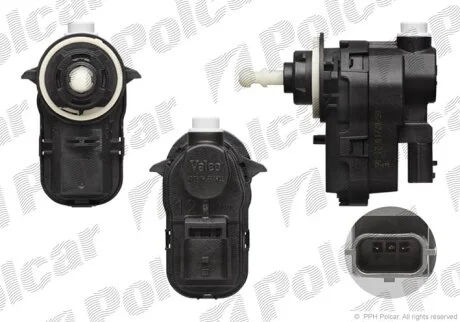 Моторчик фари, CLIO III, 05-09 Polcar 6055099V