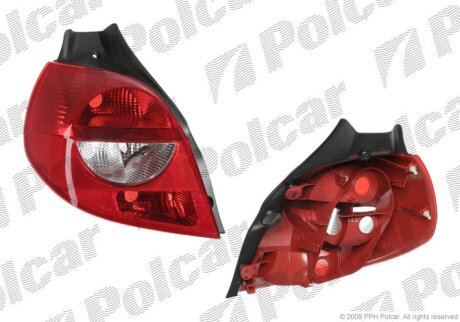 Ліхтар задній, CLIO III, 05-09 Polcar 605588E