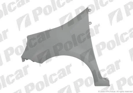Крило переднє правий MODUS, 12.04- Polcar 6056021