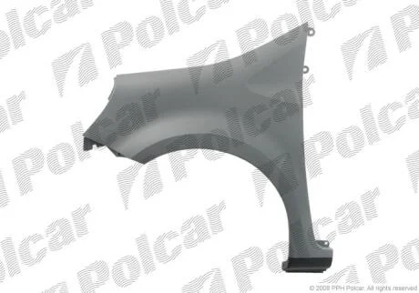 Крило переднє правий MODUS, 12.04- Polcar 605602